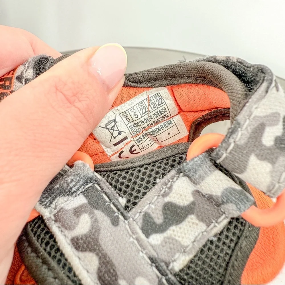 Skechers Orange and Black Adventure Sandals